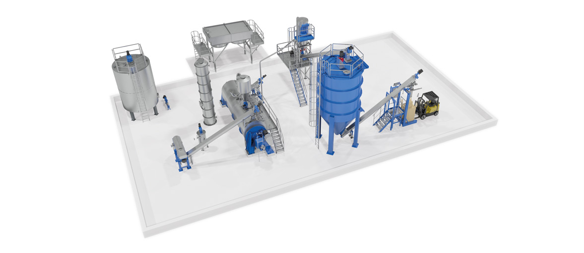 To blood meal processing